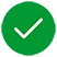 Green circle with checkmark indicating normal alert status